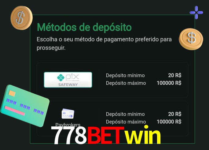 O cassino 778betwin oferece uma grande variedade de métodos de pagamento